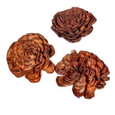  Ming boglárka barna 4cm 50db-os dekorációs kellék