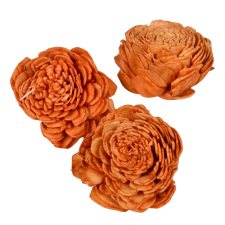  Ming boglárka terrakotta 6cm 25db-os dekorációs kellék