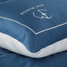  Minge2e Eva Minge mako-szatén ágyneműhuzat Gránátkék 220x200 cm - 70x80 cm 2db lakástextília