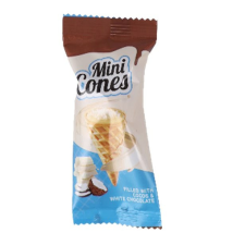  Mini Cones Cocos Kókuszos téli fagyi 10g csokoládé és édesség