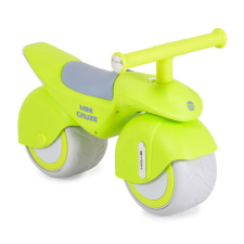 MINI CRUZE futóbicikli zenélő, óriás kerekekkel UV ZÖLD lábbal hajtható járgány