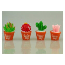  Mini cserepes kaktuszok sunny day 2,9x11,1mm db dekoráció