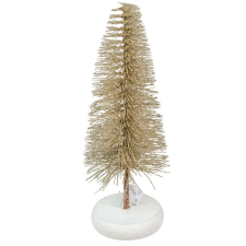  Mini fenyő pezsgő glitteres 34cm dekorációs kellék