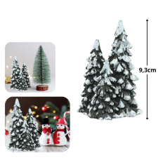  Mini fenyőfák 1db 9,3cm karácsonyi dekoráció