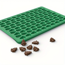  Mini karácsonyfa csokoládé forma sütés és főzés