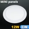 Mini kör LED panel (170 mm) 12 Watt hideg fehér