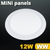 Mini kör LED panel (170 mm) 12 Watt meleg fehér