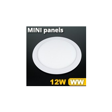 Mini kör LED panel (170 mm) 12 Watt meleg fehér világítási kellék