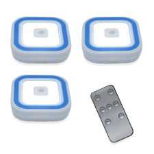  Mini led-lámpa készlet távirányítóval - 3 darabos világítási kellék