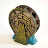  Mini malomkerék, polyresin. Mérete: 62x31x72 mm