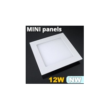 Mini négyzet LED panel (170x170 mm) 12 Watt természetes feh. világítási kellék