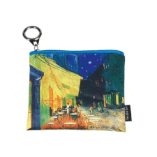 Mini pénztárca, polyester, 12x1,5x10cm,Van Gogh:Kávéház éjjel pénztárca
