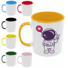  Mini Űrhajós Love - Színes Bögre bögrék, csészék