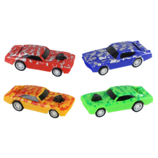 Mini visszahúzós autó 8cmx3cm 1db autópálya és játékautó