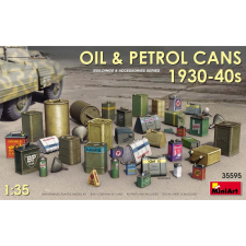 MiniArt 1/35 Benzines és olajos kannák készlet 1930-40 katonai kiegészítő modell makett