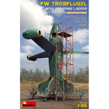 MiniArt 1/35 Focke Wulf Triebflugel kísérleti vadászgép modell beszálló állványzattal makett