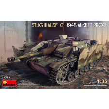 MiniArt 1/35 StuG III Ausf. G 1945 önjáró löveg Alkett gyártmány makett
