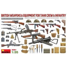 MiniArt BRITISH WEAPONS & EQUIPMENT FOR TANK CREW & INFANTRY makett