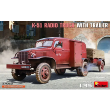  MiniArt K-51 Radio Truck w/ Trailer 1:35 (37062) makett