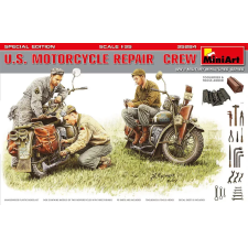  MiniArt U.S. Motorcycle Repair Crew. Special Edition 1:35 (35284) makett