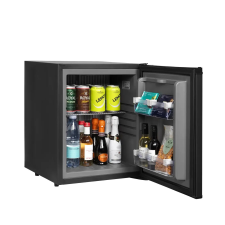  Minibár hűtőszekrény, TEFCOLD, TM33, 26 literes, fekete hűtőgép, hűtőszekrény