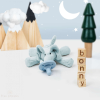 MINIKOIOI Alvást segítő sleep buddy szilikon cumival, szürke elefánt | Minikoioi