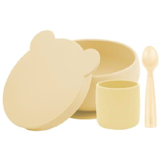 MINIKOIOI étkészlet BLW I, Mellow Yellow babaétkészlet