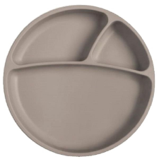 MINIKOIOI osztott, szilikon tapadókoronggal - Grey babaétkészlet