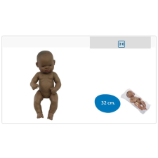 Miniland African Baby Doll Girl 32 cm - Miniland baba
