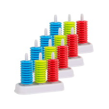 Miniland STEM készlet 4 számlálóval, egyenként 30 színes tokennel oktatójáték