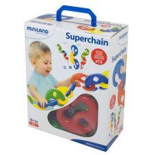 Miniland Superchain játék 16 darab Miniland kreatív és készségfejlesztő