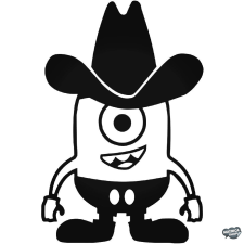  Minion Cowboy - Autómatrica matrica