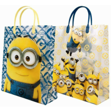 Minions, Minyonok ajándéktáska 40x27 cm, műanyag, 2 féle ajándéktasak