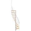 MINKA csigalépcső Suono Smart bükk fehér 120x68 cm szintmagasság 305,5 cm