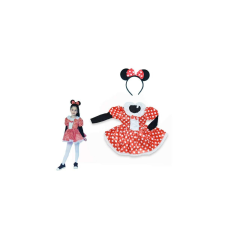 Minnie egérlány farsangi jelmez gyerekeknek - M méret (110-120 cm) jelmez
