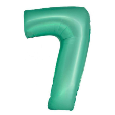  Mint Matt, Menta 7-es szám fólia lufi 76 cm party kellék