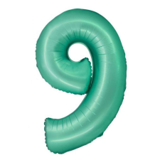 Mint Matt, Menta 9-es szám fólia lufi 76 cm party kellék