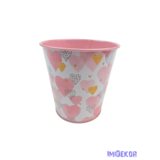  Mintás bádog vödör 10cm - 155 dekorációs kellék