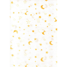 Mintás textil pelenka 1db-os - csillagok sárga mosható pelenka