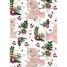 Mintás textil pelenka 1db-os - nyuszi mosható pelenka