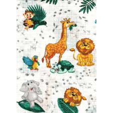 Mintás textil pelenka 1db-os - Szafari mosható pelenka