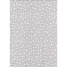 Mintás textil pelenka 1db-os - szürke fehér csillagokkal mosható pelenka