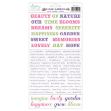 Mintay Papers Lilac Garden Matrica Paper Stickers Words 1 csomag matrica