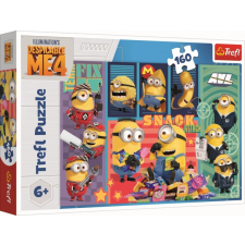 Minyonok örömteli puzzle 160 darabbal puzzle, kirakós