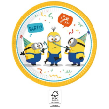  Minyonok The Rise of Gru papírtányér 8 db-os 23 cm FSC party kellék