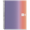 MIQUELRIUS Aurora Provence A4 4x30 lap PP kockás spirálfüzet (A15294A987)