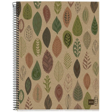 MIQUELRIUS Ecoleaves A4 vonalas spirálfüzet (A15289ELE81) (A15289ELE81) füzet