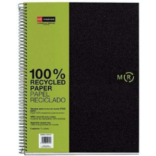 MIQUELRIUS Recycled A4 kockás spirálfüzet (A15259087) füzet