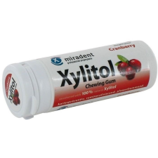 Miradent xylitol rágógumi vörös áfonya 30db fogápoló szer