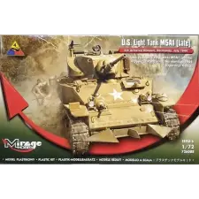  Mirage Hobby U.S. Light Tank M5A1 (Late) 1:72 (726088) makett